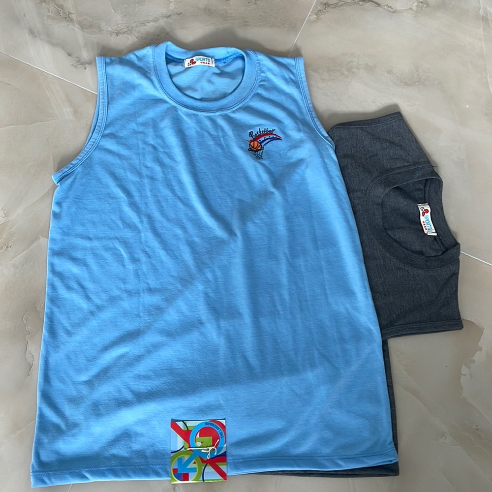 SPORTS GEAR - Pair of Boy’s Sleeveless Shirt